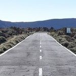 TF-21 road in the Canarias Island's